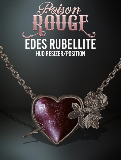 POISON ROUGE Edes Necklace Rubellite 