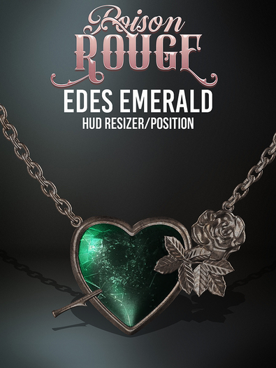 POISON ROUGE Edes Necklace Emerald