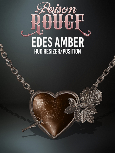 POISON ROUGE Edes Necklace Amber 