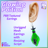 ~TL~ Glowing Potion PBR Earrings