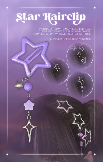 +  Villena  +  Star Hairclip