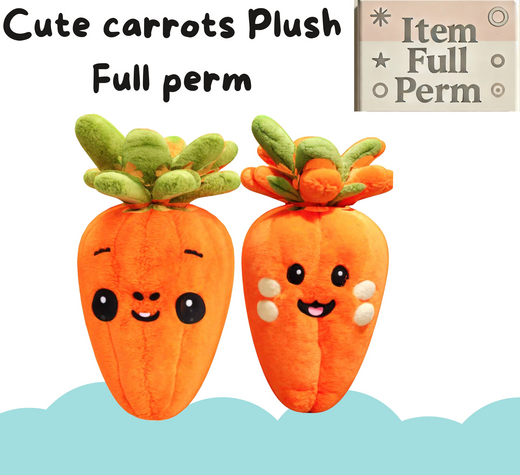(AL) Cute carrots Plush FP