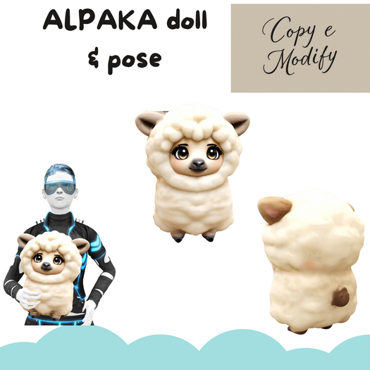 (AL) ALPAKA doll & pose