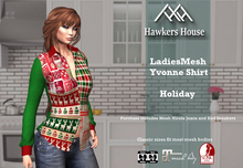 *HH* Ladies Mesh Yvonne Shirt Holidays