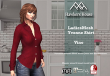 *HH* Ladies Mesh Yvonne Shirt Vino Gauze