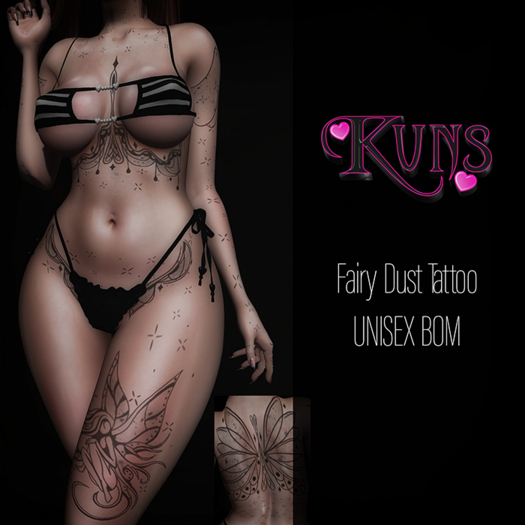 KUNS Fairy Dust Tattoo