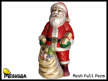 Meshuga Christmas Santa Claus Statue FULL PERM MESH