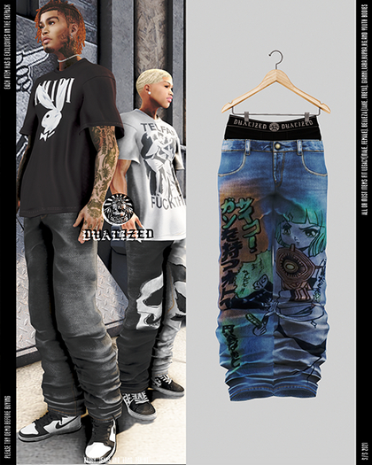 DUALIZED.-_-. Baggy Jeans.(Anime)
