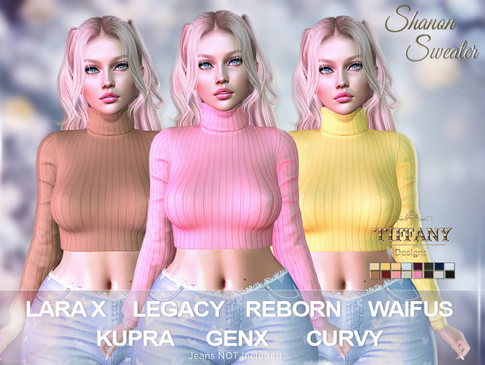 ::TD:: Shanon Sweater [Mesh] + Lara X
