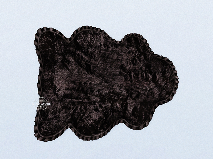 ANC | NOEL | Christmas Frill Fur Rug | Choco (8 poses)