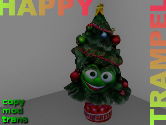 HAPPY CHRISTMAS TREE - MESH - FULLPERM