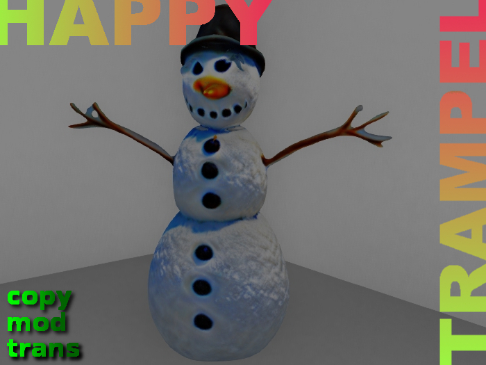 HAPPY SNOWMAN - MESH - FULLPERM