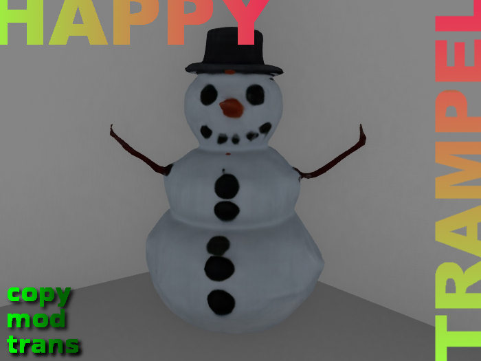 HAPPY SNOWMAN - MESH - FULLPERM