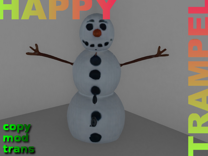 HAPPY SNOWMAN - MESH - FULLPERM