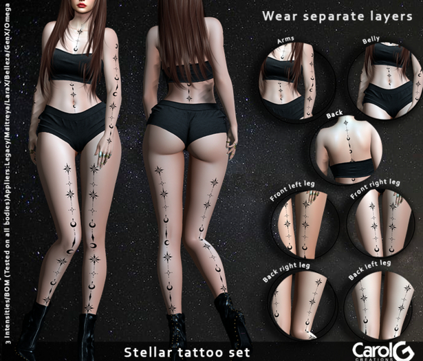 [CAROLG] Stellar Set Tattoo