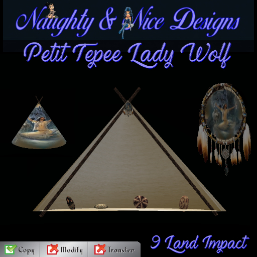 Petit Tepee Lady Wolf