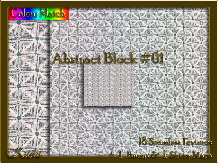 Abstract Block #01 Seamless Texture Pack