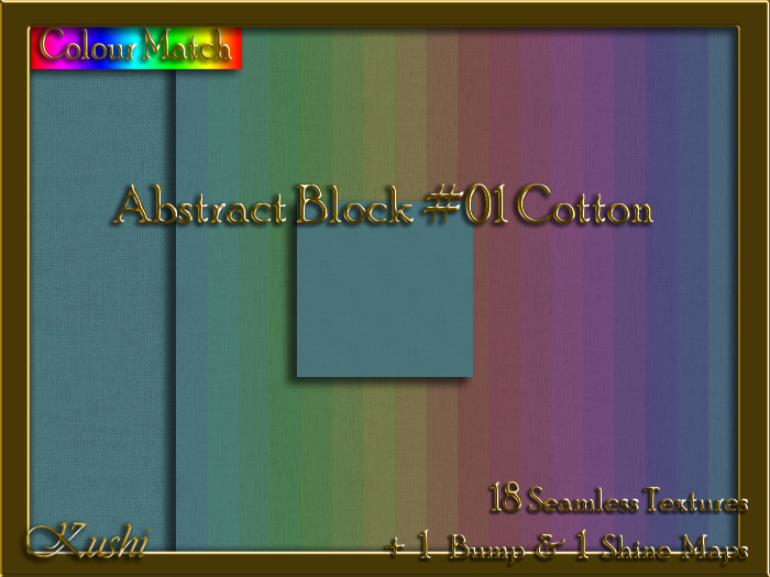 Abstract Block #01 Cotton Solids Seamless Texture Pack