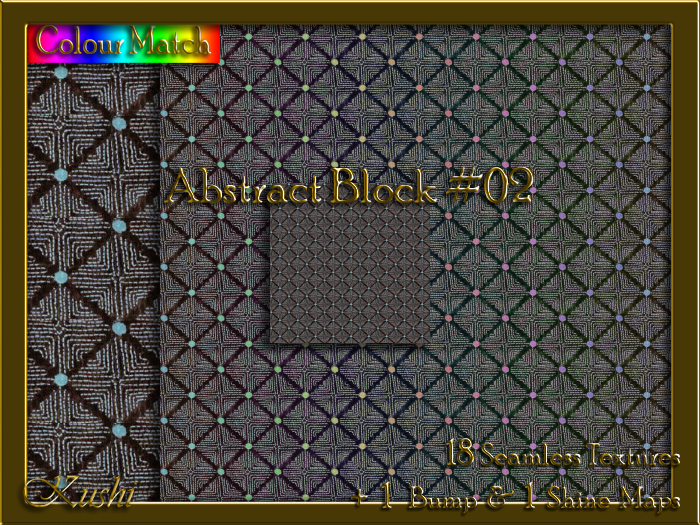 Abstract Block #02 Seamless Texture Pack