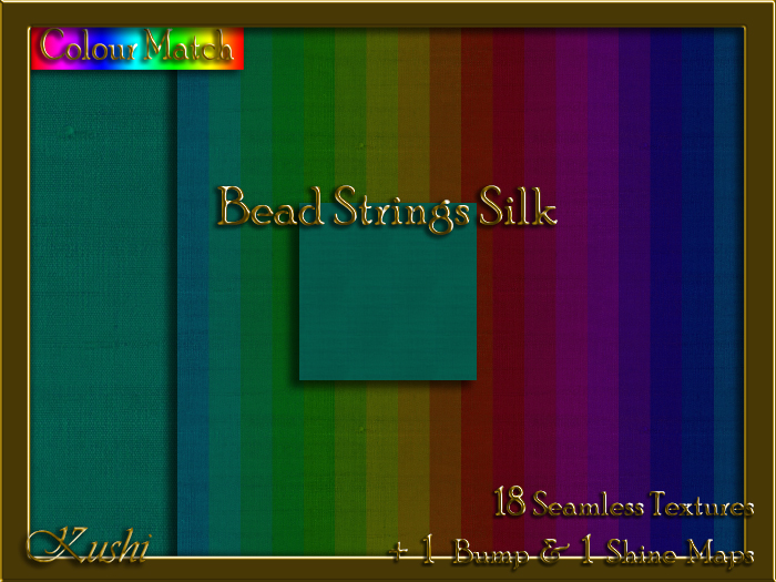 Bead Strings Silk Solids Seamless Texture Pack