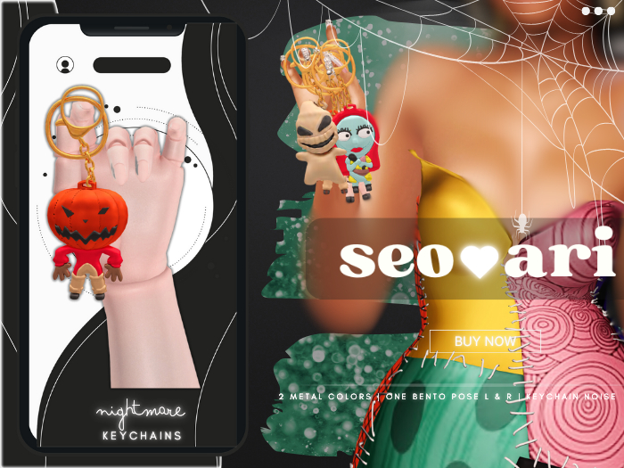 seoari . Nightmare Keychain . Pumpkin King - [ADD]