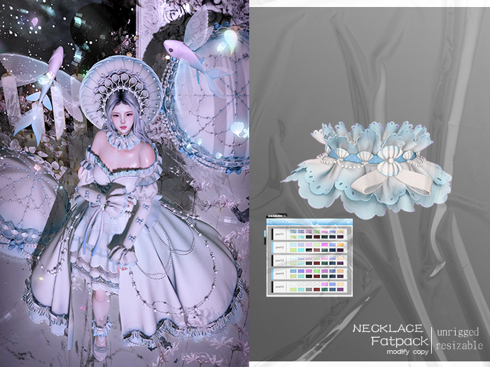 FenDuDu_Ocean Princess-necklace(fatpack)