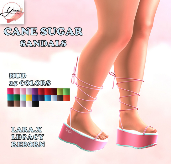 ..YD. Cane Sugar Sandals Fatpack