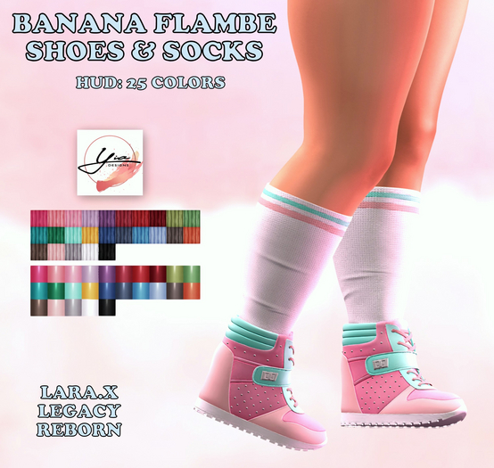 ..YD. Banana Flambe Shoes Fatpack