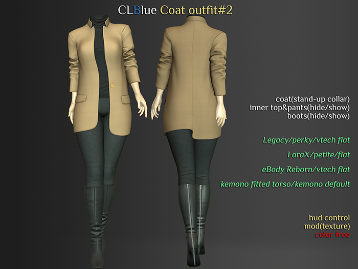 CLBlue-Coat outfit#2