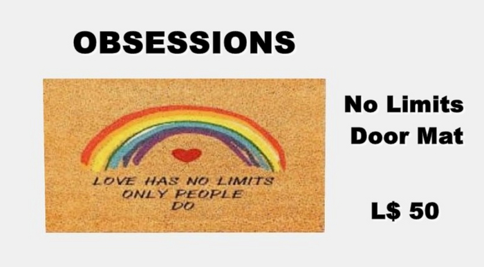 Love has No Limits Door Mat