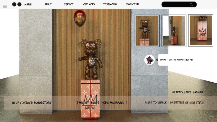 Marni - Bears  Hope  / Statue