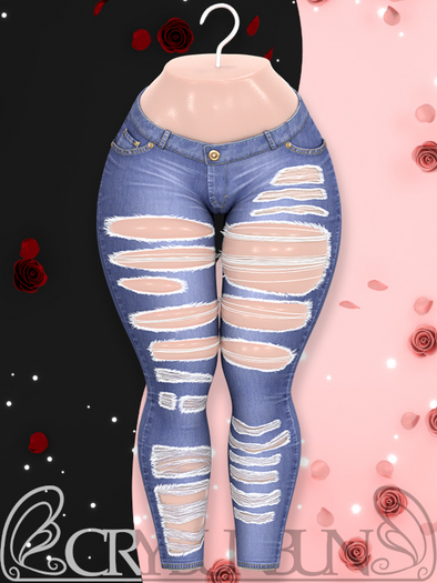 CryBunBun - Spoiled Rotten Jeans - Purple - Unpacker HUD