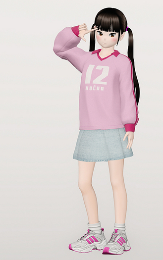 'Anna' shirts and skirt DEMO