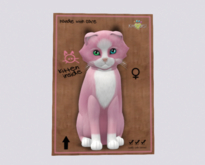 Female KittyCats Cat New Born Kitten Chateau Cat - Pink & White