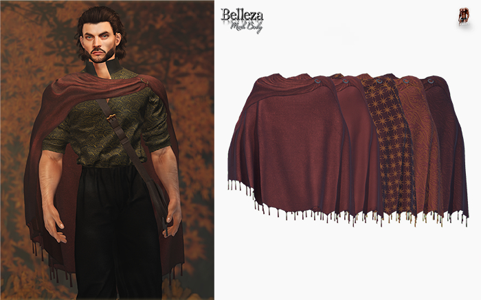 (Stitched) Noa Cape - Red