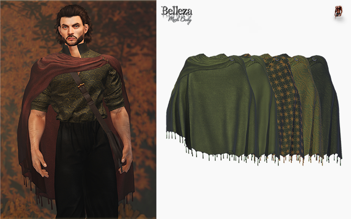 (Stitched) Noa Cape - Green