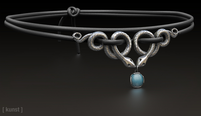 [ kunst ] - Agatha choker