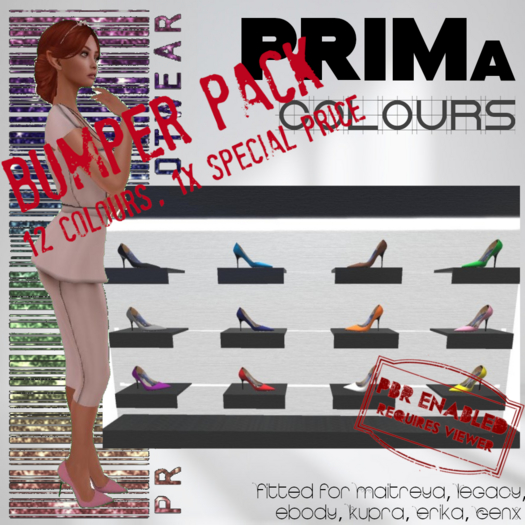 PRIMitive Footwear - PRIMa Heels Colours 00 Bumper