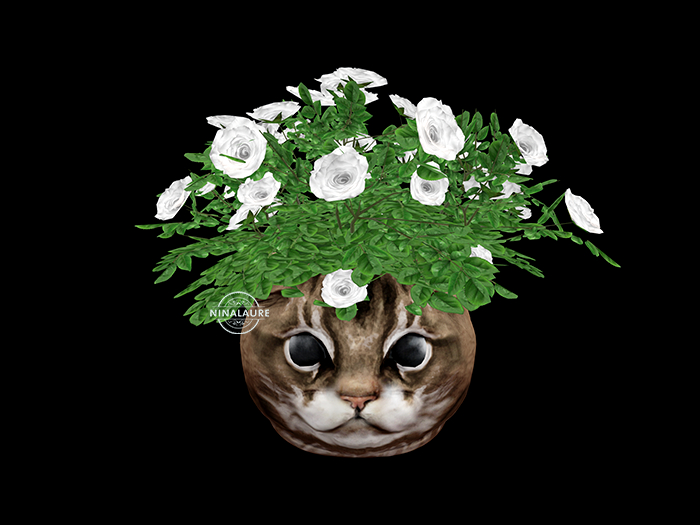 6. MOoH! Cat planter brown 2LI