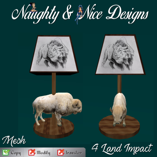 {N&ND}White Buffalo Lamp