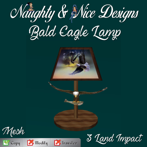{N&ND}Bald Eagle Lamp