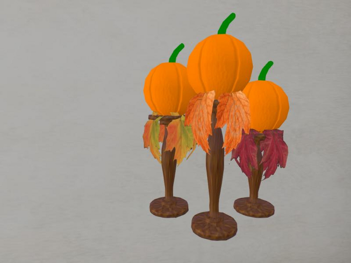**Eagles Decor** Pumpking Candlestick Centerpieces
