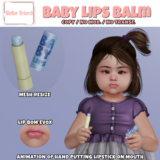 SF Baby Lips Balm - Coco Cream