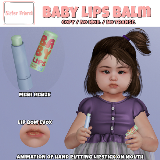 SF Baby Lips Balm - Fruit Fresh