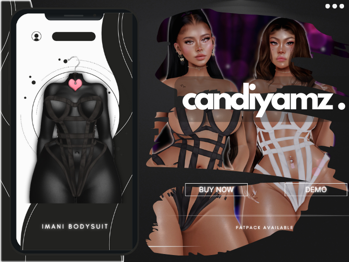 *CY* Imani . Blackberry . Bodysuit :: (Add)