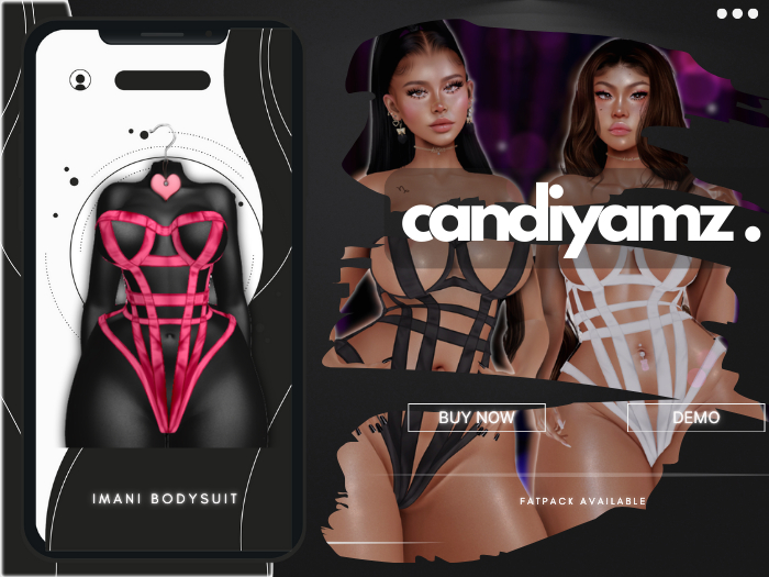 *CY* Imani . Pink . Bodysuit :: (Add)