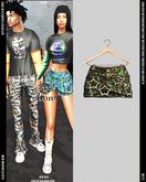 DUALIZED.-_-. StarGirl Skirt.(Camo)