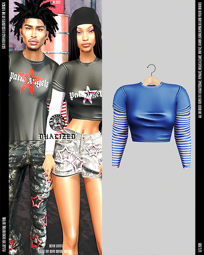 DUALIZED.-_-. Double Crop.(Blue)
