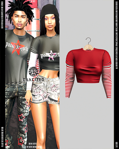 DUALIZED.-_-. Double Crop.(Red)