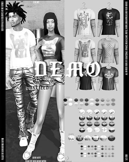DUALIZED.-_-. Double Shirt.(Demo)
